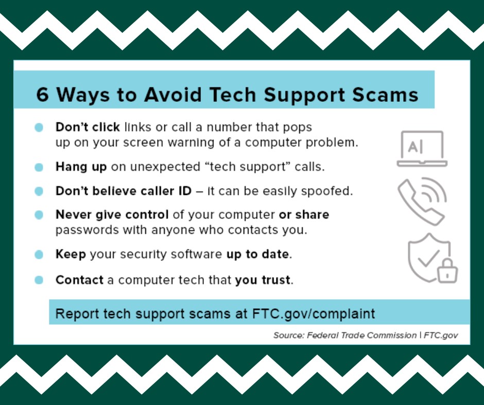 6 Ways to Avoid Tech Support Scams